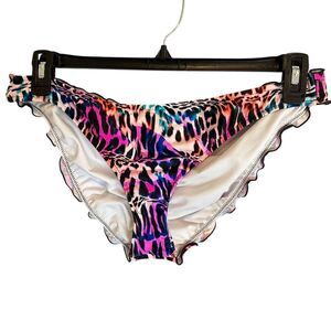 Venus Women's Animal Print Bikini Bottoms Multicolor Size 12